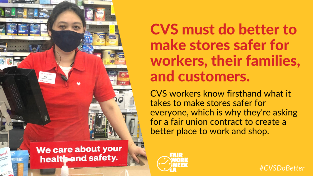 CVS Do Better! Community Supports CVS Workers Action Network