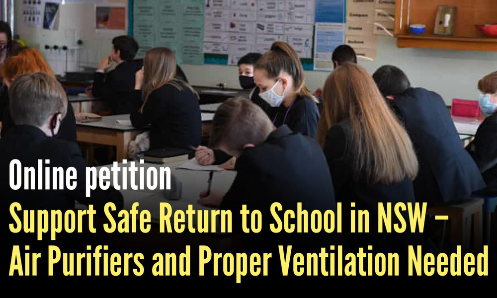 Support Safe Return to School in NSW air purifiers and proper