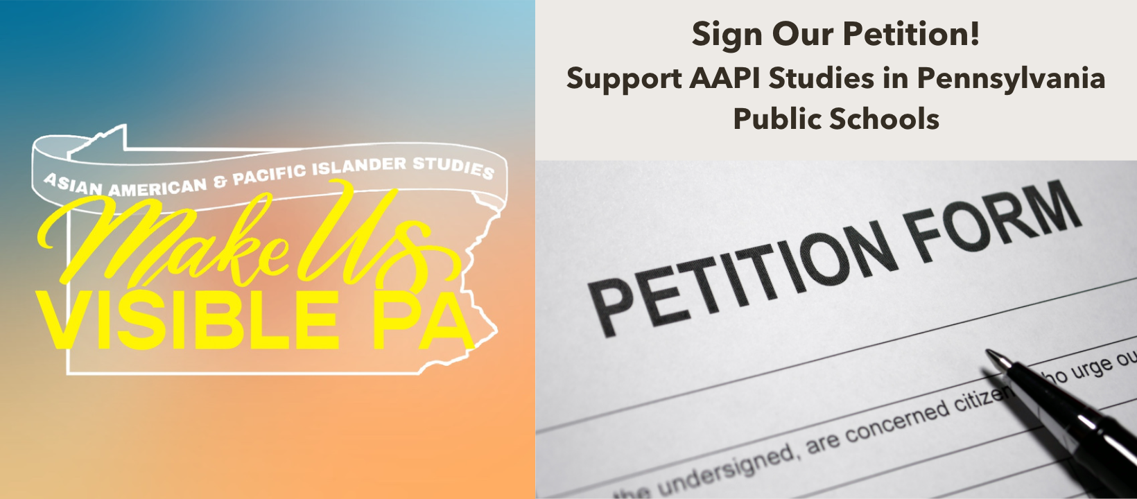 Support for AAPI Curriculum in PA Public Schools Action Network