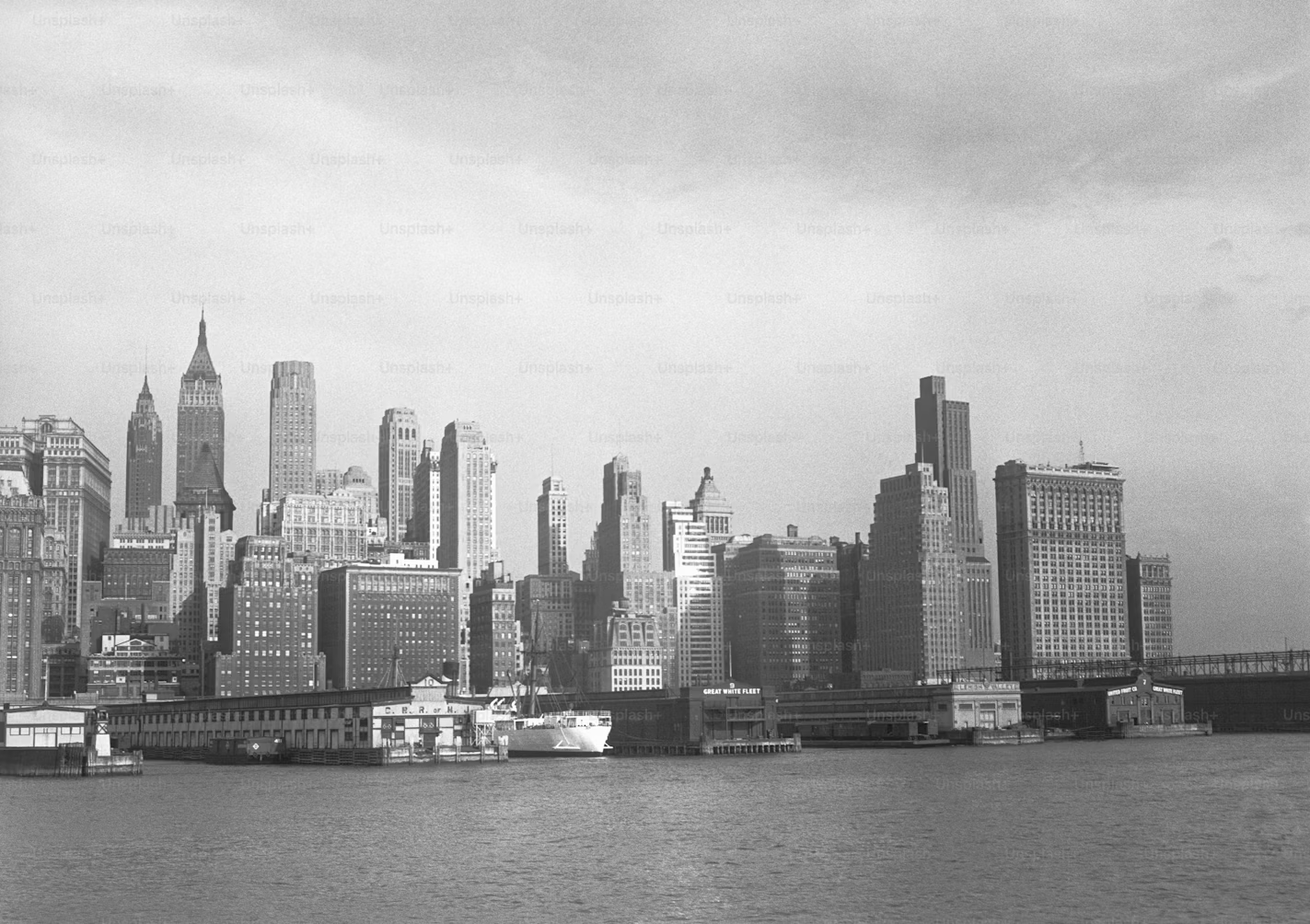 Photo of 1950s New York Skyline