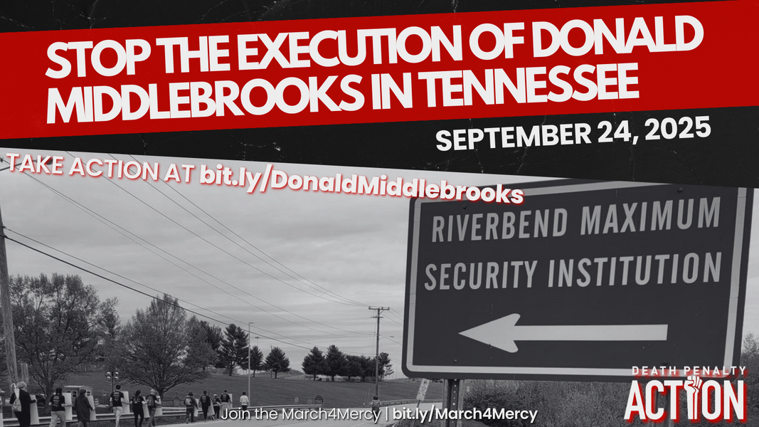 Stop the Execution of Donald Middlebrooks in Tennessee - Action Network