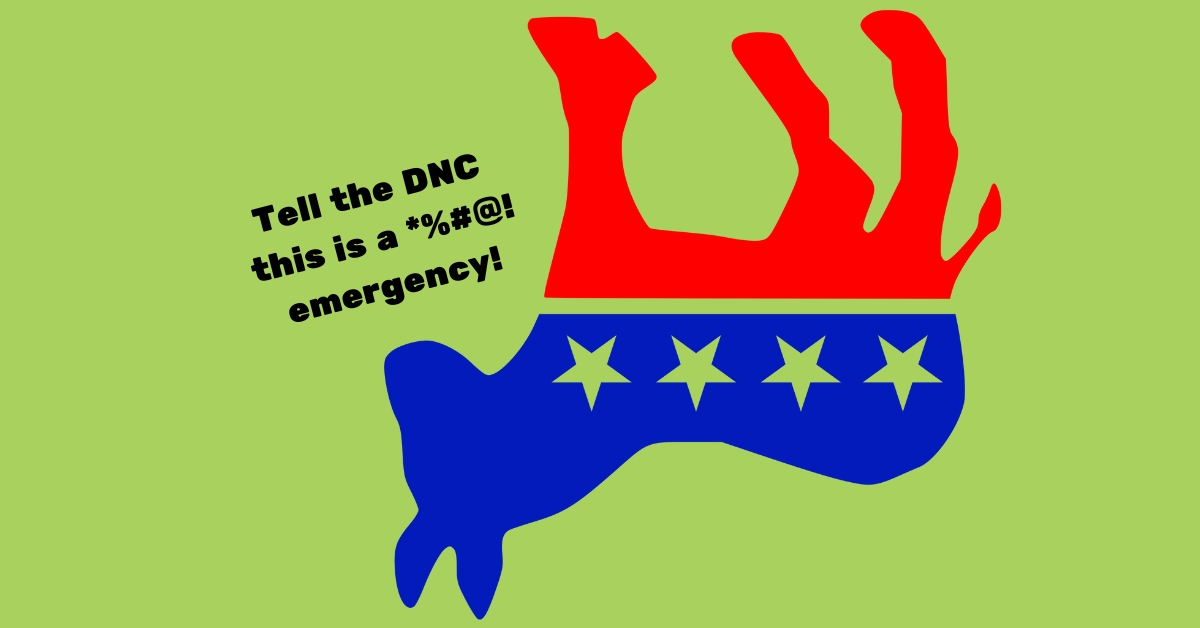 Tell the DNC to convene an emergency meeting of all its members.