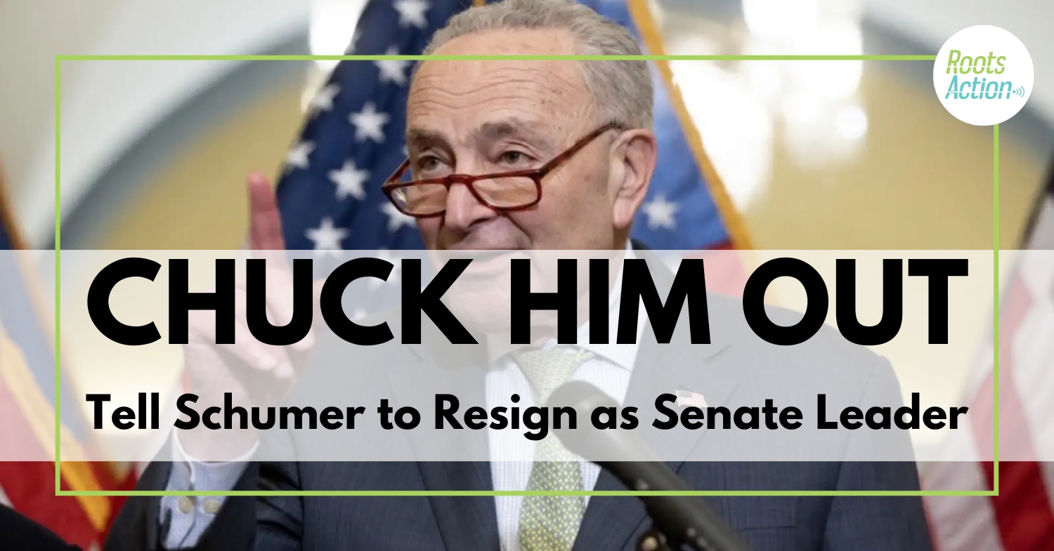 Resign Chuck Schumer