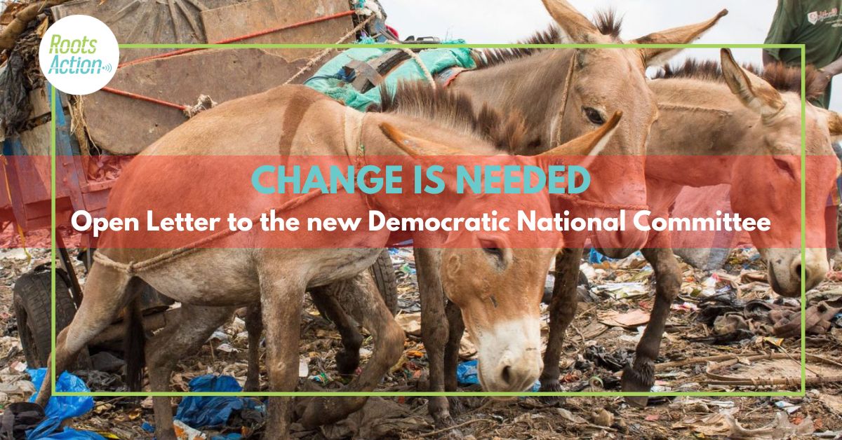 Letter to the DNC