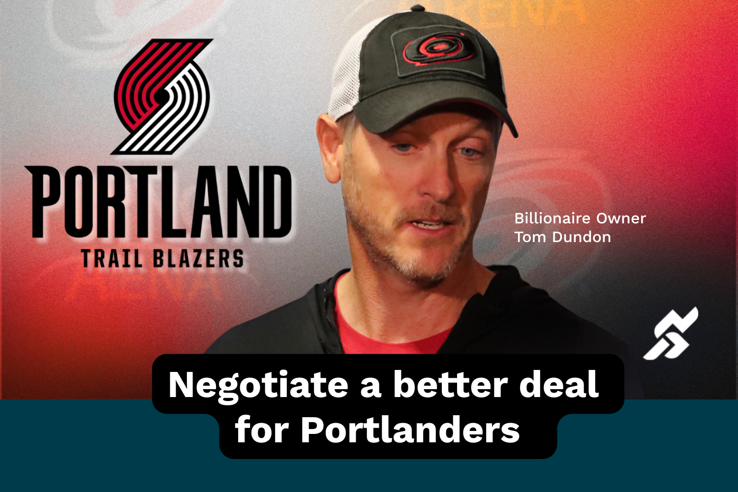 Image of Portland Trailblazers billionaire owner Tom Dundon