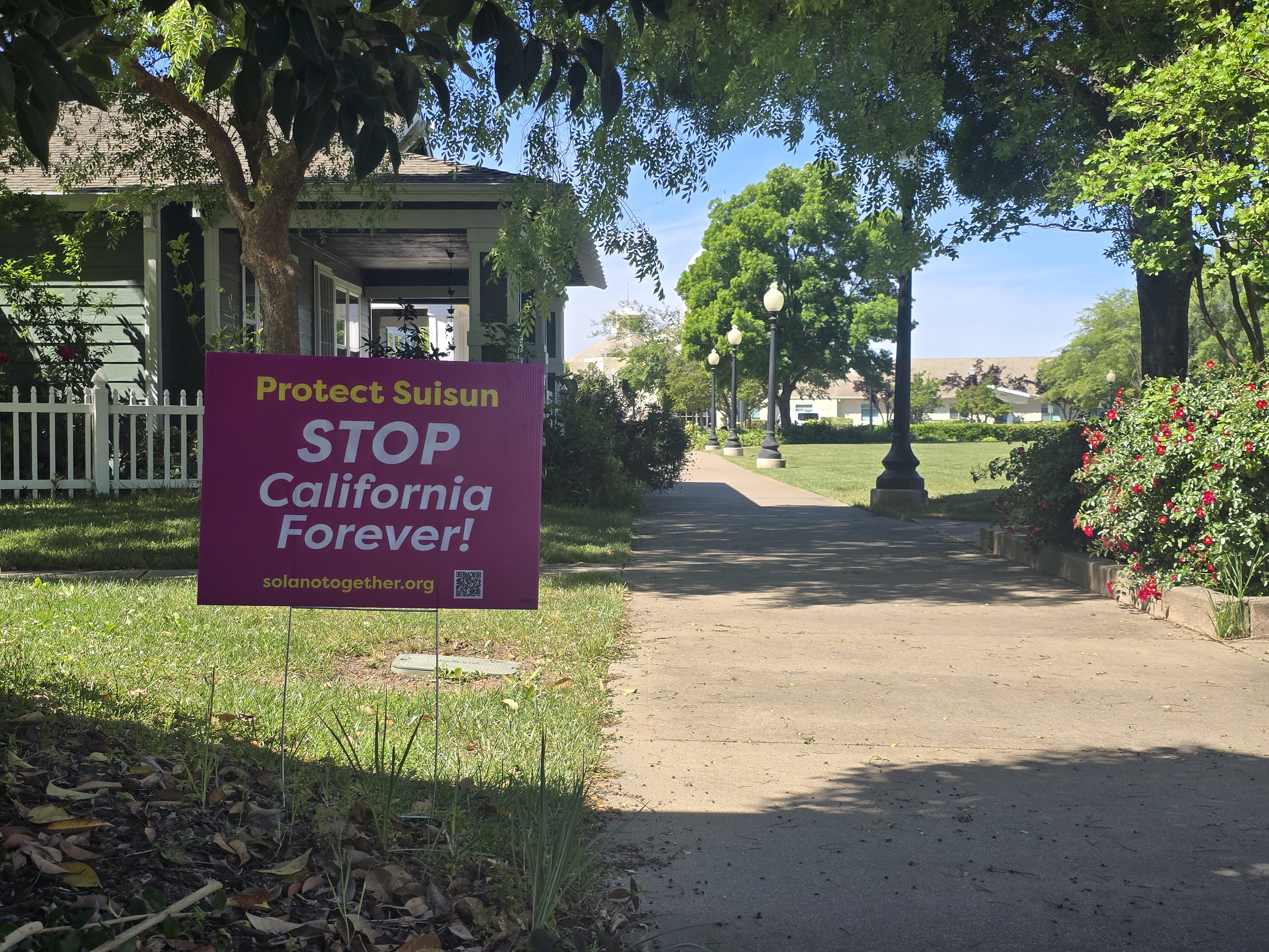 Stop California Forever Yard Sign.