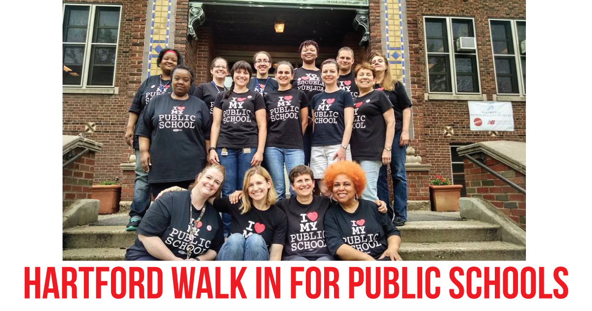 Hartford University School Walk In for Public Schools Action Network