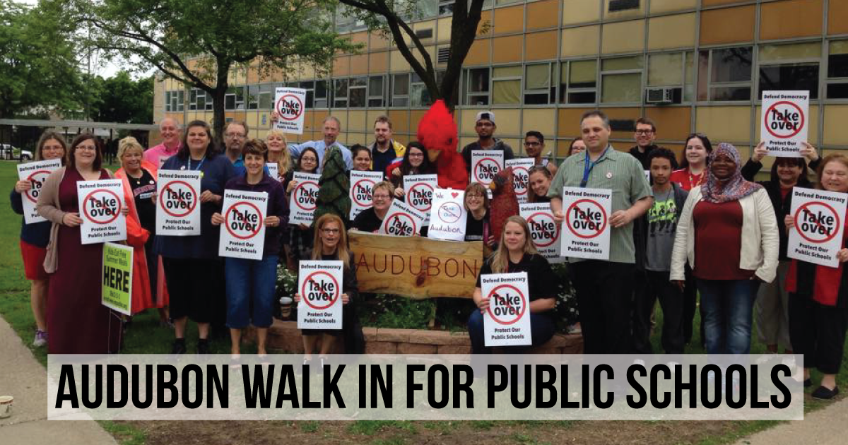 Audubon Walk In for Public Schools Action Network
