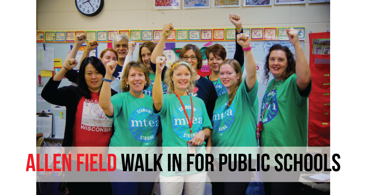 Allen Field Walk In for Public Schools Action Network