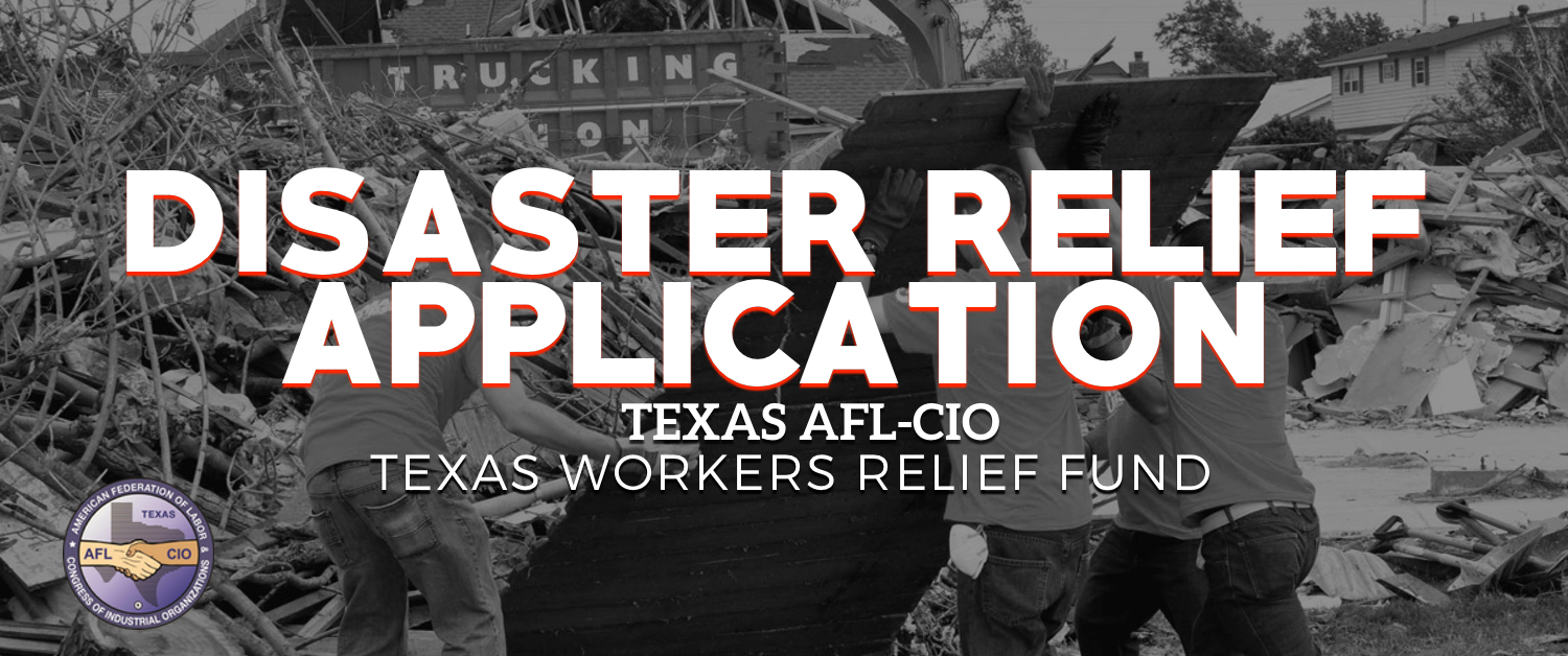 Application Texas Workers Relief Fund