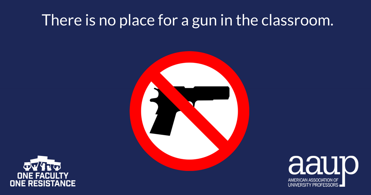 In Support of Gun Control Measures