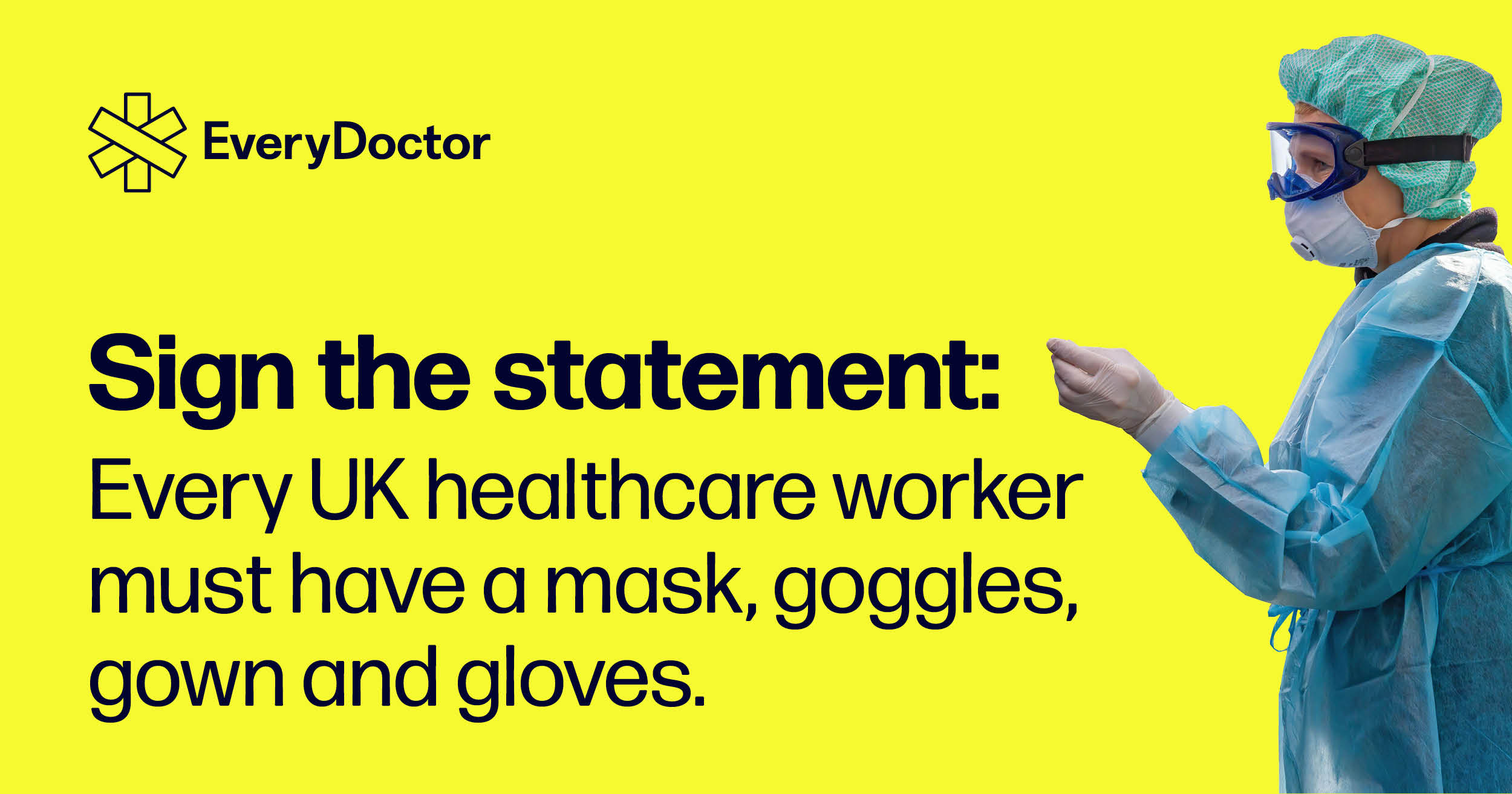Every NHS worker needs adequate protection