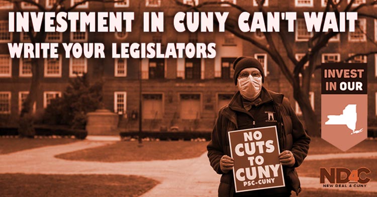 The NYS Legislature Must Reject Cuts To CUNY Funding Close The TAP Gap 
