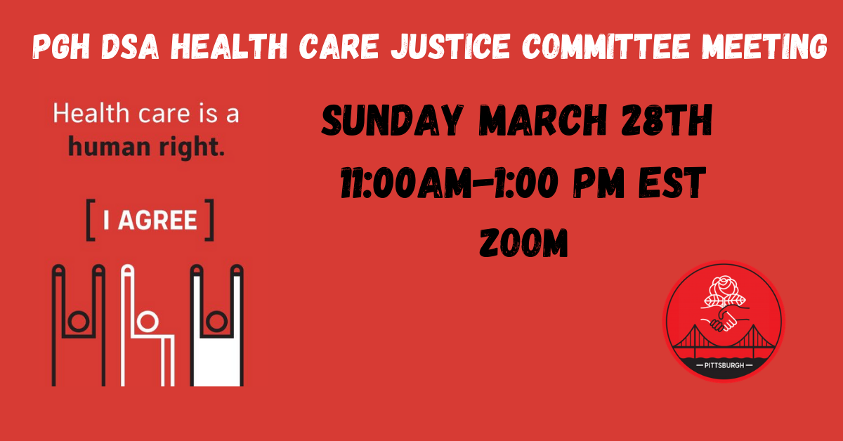 Health Justice March Meeting Action Network