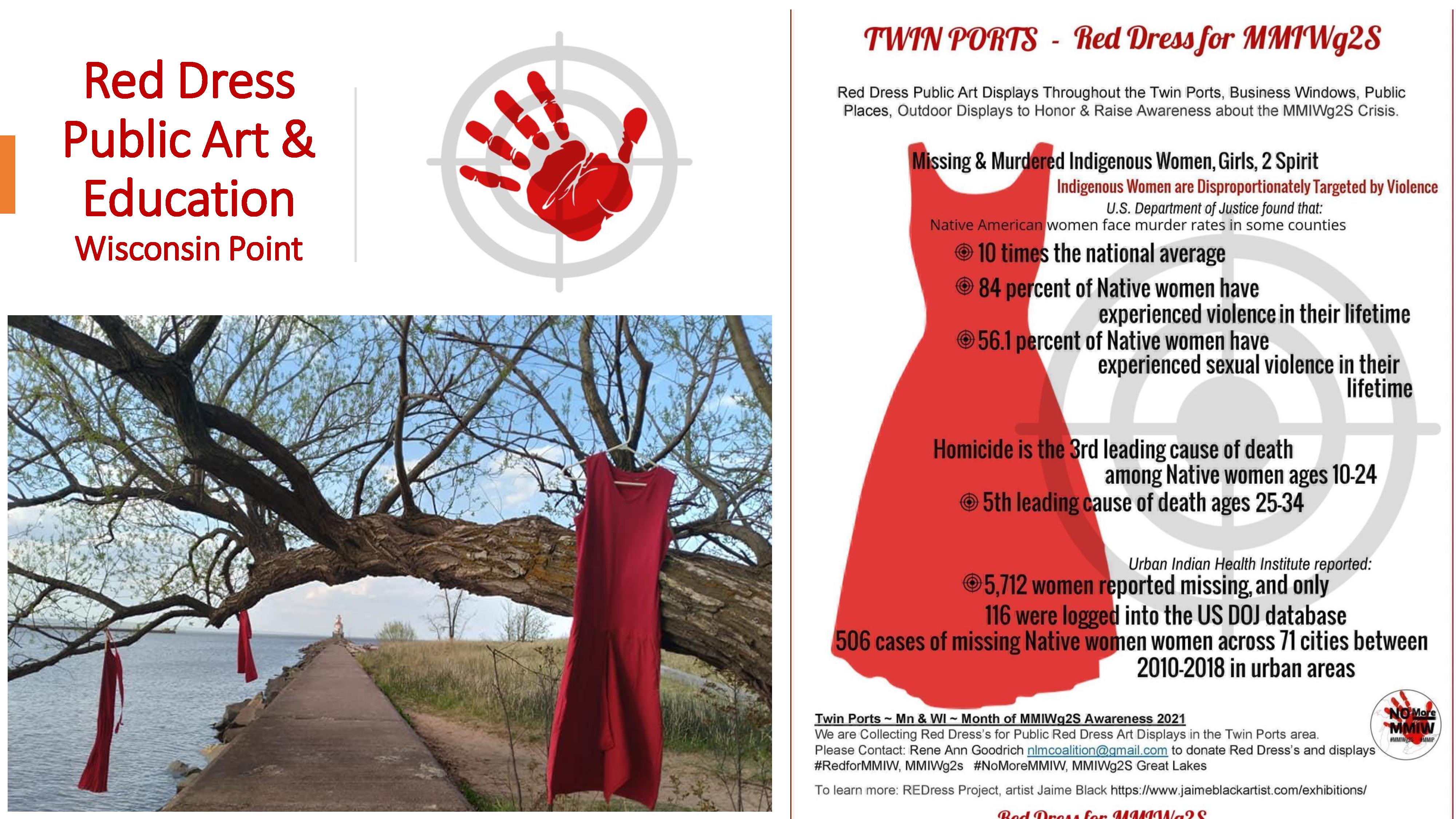 National Day of Awareness Red Dress for MMIWg2S Great Lakes Campaign