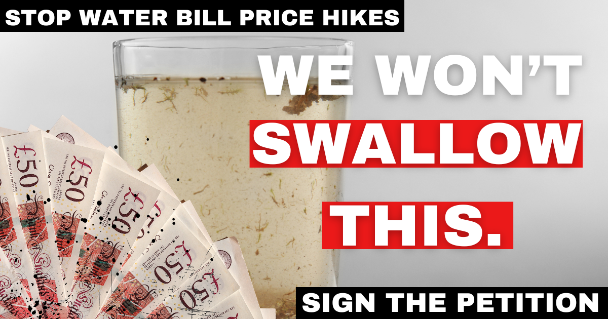 84% Hike for Sewage in Rivers? Tell OFWAT: Enough is Enough!