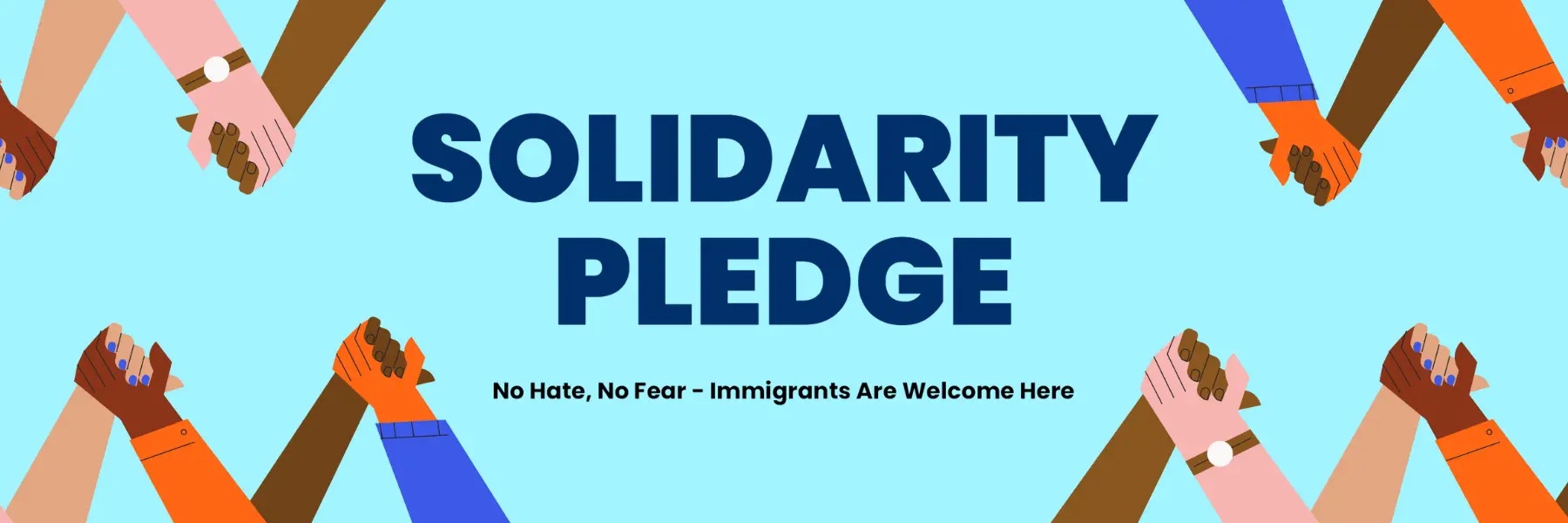 Solidarity Pledge: A Promise to Take Action and Care for One Another
