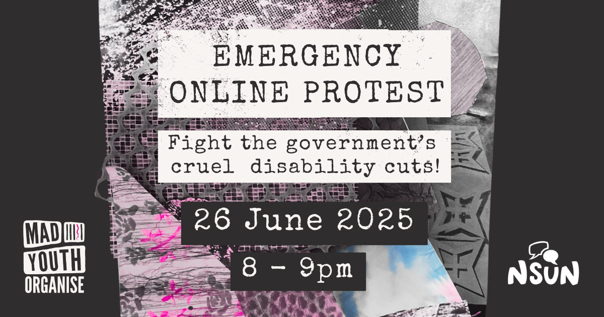 Emergency online protest against disability cuts!