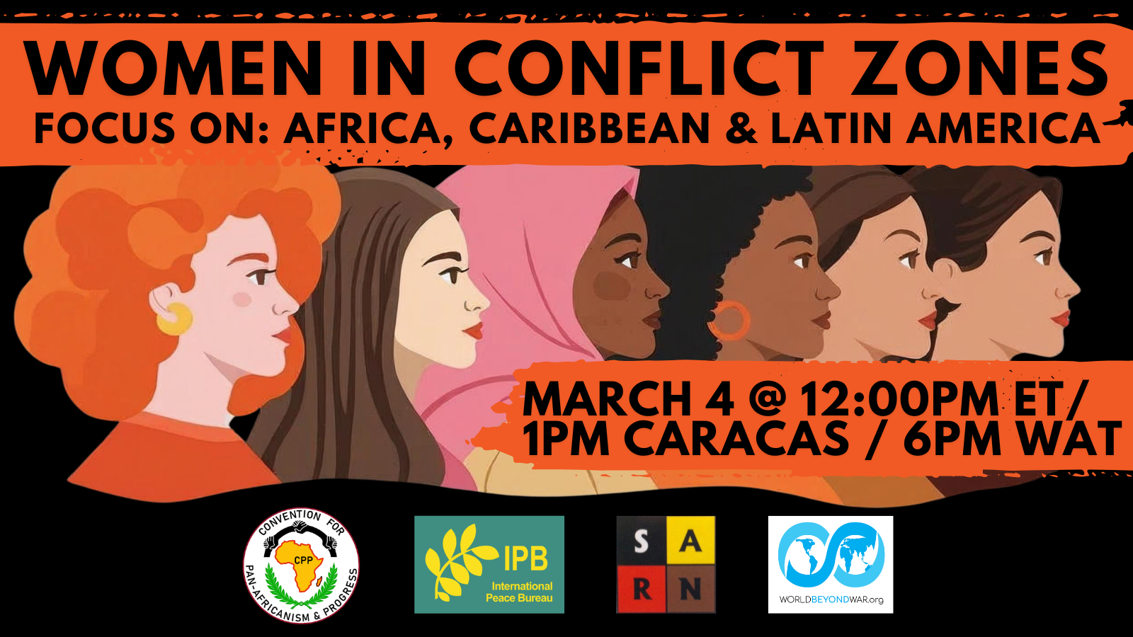 Webinar: Women in Conflict Zones in Africa, Caribbean, Latin America