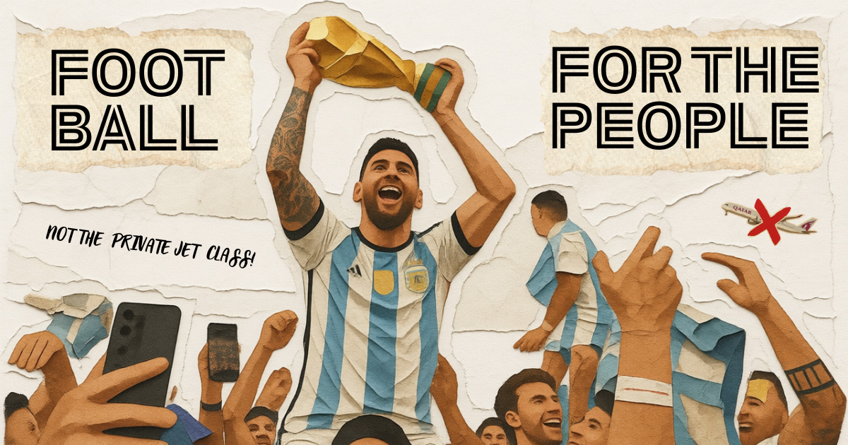 Tell FIFA: ban private jets from the World Cup