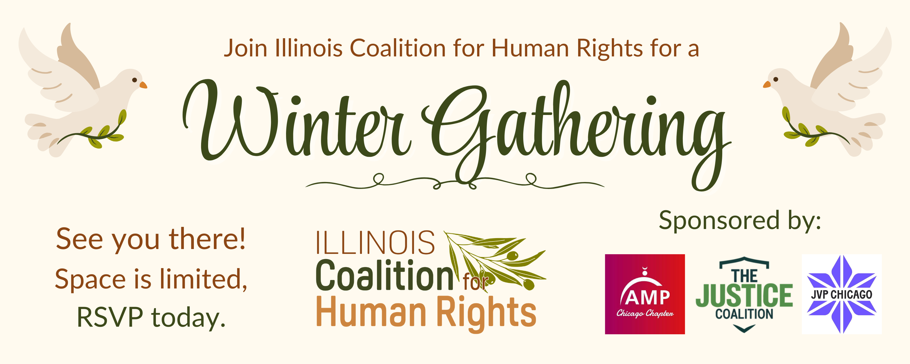 ICHR Winter Fundraiser Banner