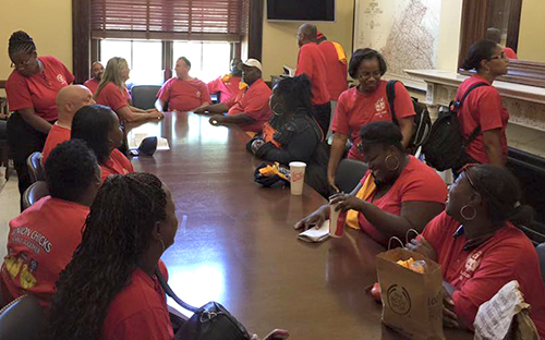 delegation in Sen. Kaine's office