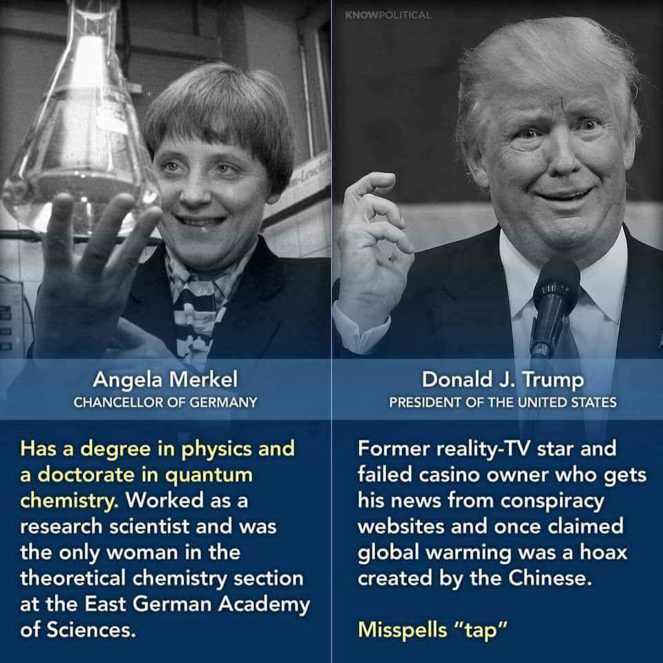 Sincere Apology to Angela Merkel for UnAmerican Treatment by the Trump