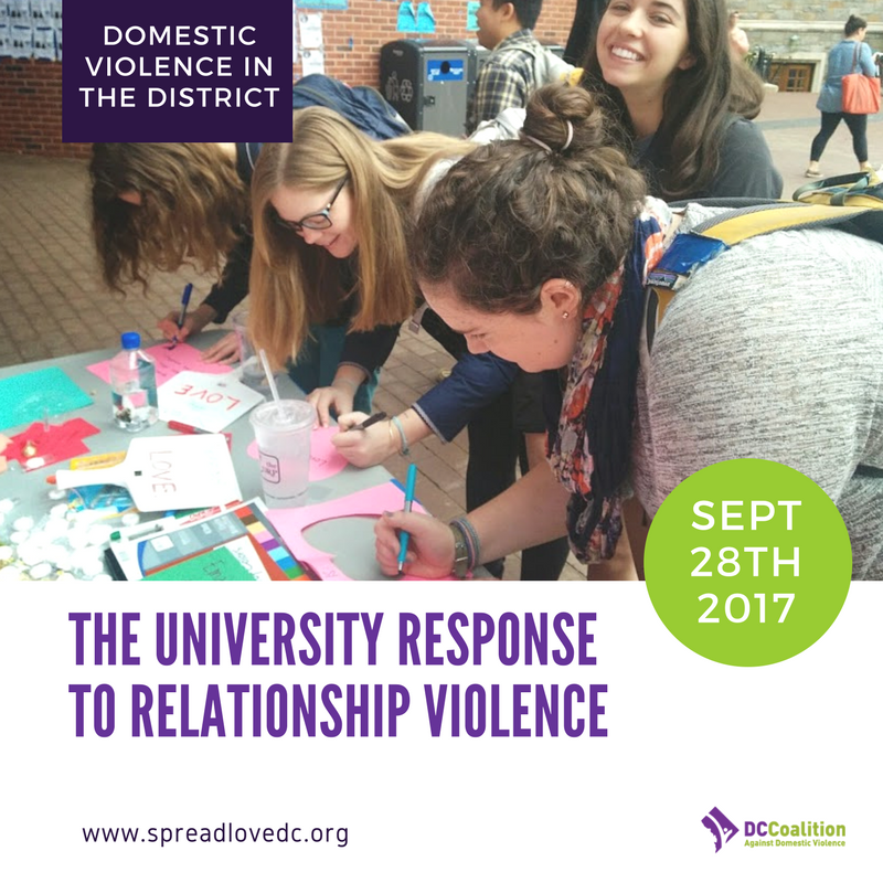 Domestic Violence in the District: The University Response - Action Network