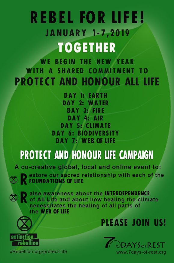 Protect and Honour All Life Campaign Poster