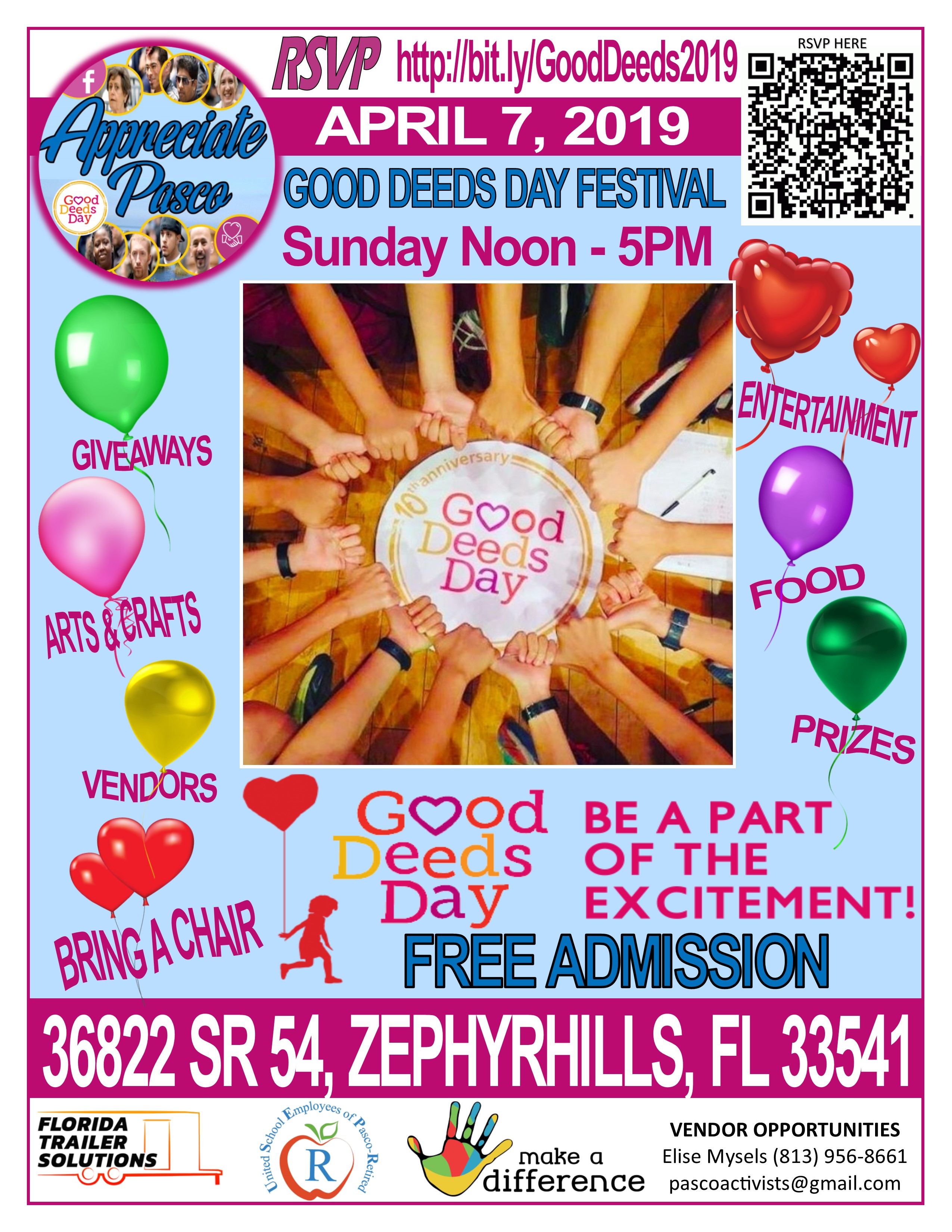 Appreciate Pasco Good Deeds Day Festival Flyer