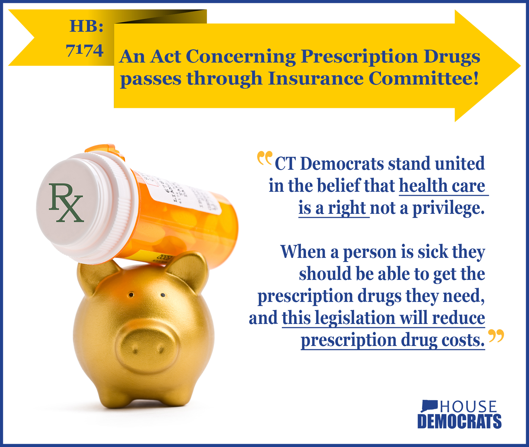 It's time for affordable prescriptions. HB 7174 passes committee