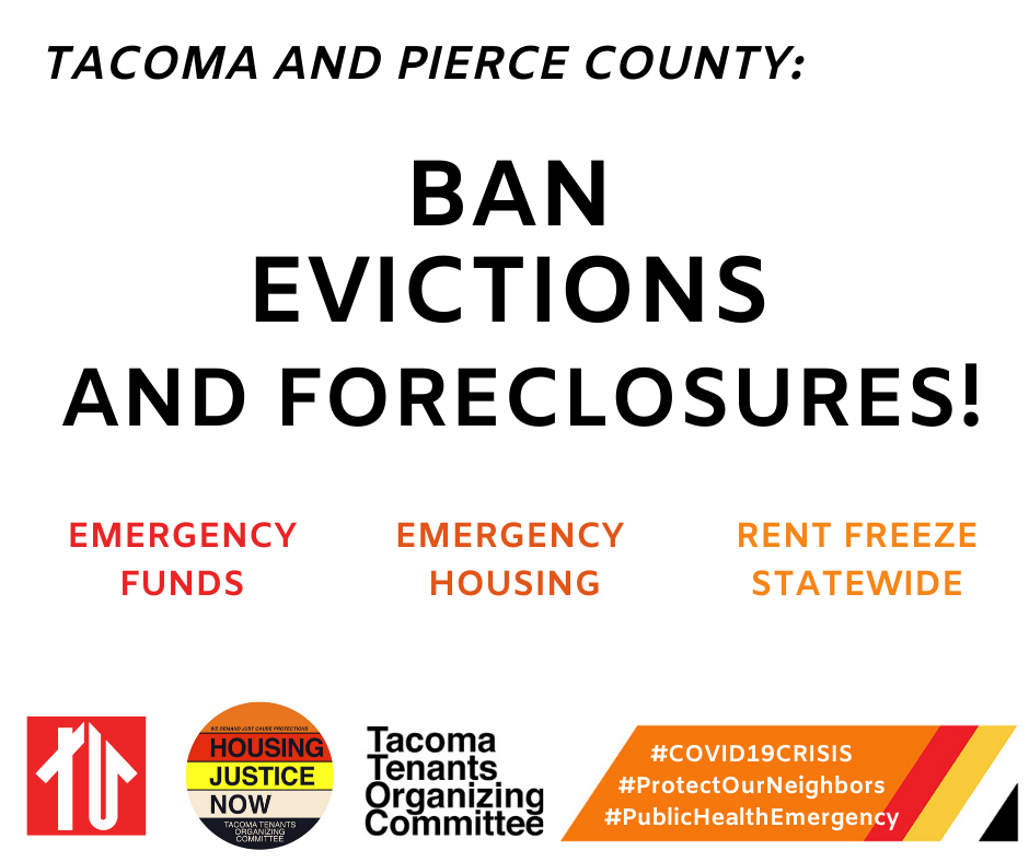 and Pierce County We need an Eviction and Foreclosure