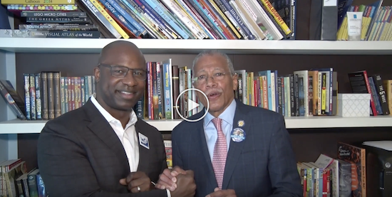 Jamaal and Senator Robert Jackson