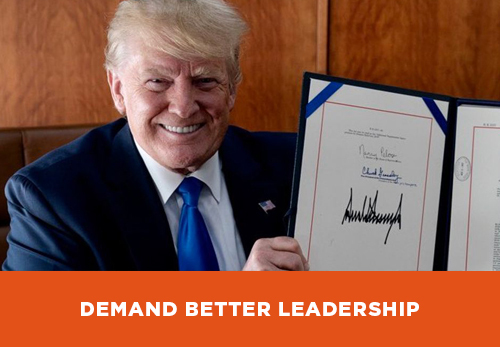 Demand better leadership