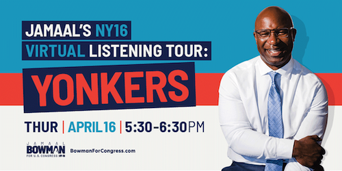 Jamaal's NY16 Virtual Listening Tour: Yonkers
