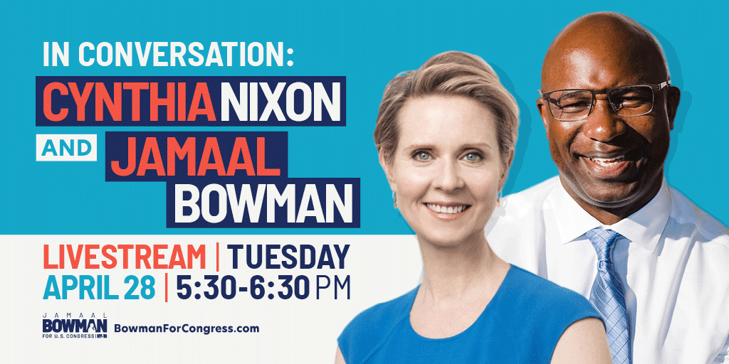 In Conversation: Cynthia Nixon and Jamaal Bowman