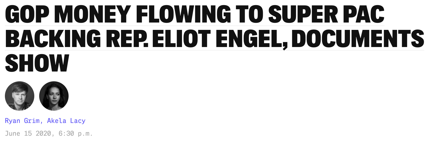 GOP Money Flowing To Super PAC Backing Rep. Eliot Engel, Documents Show
