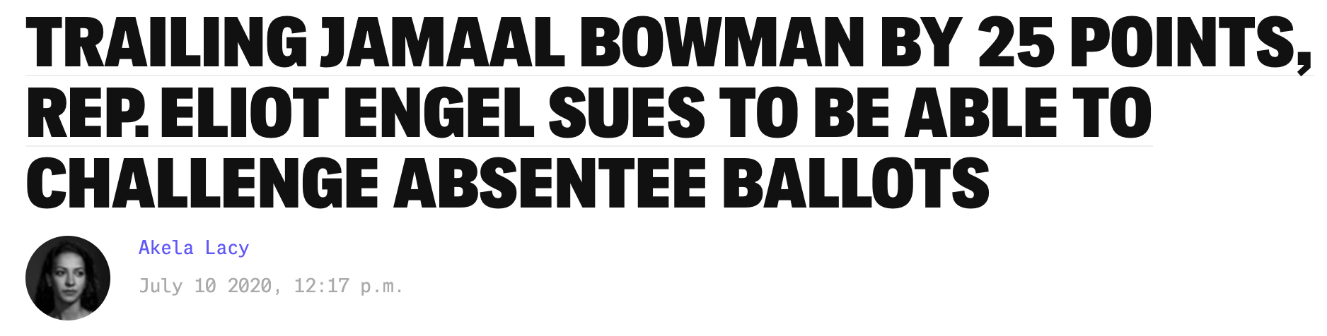 The Intercept headline