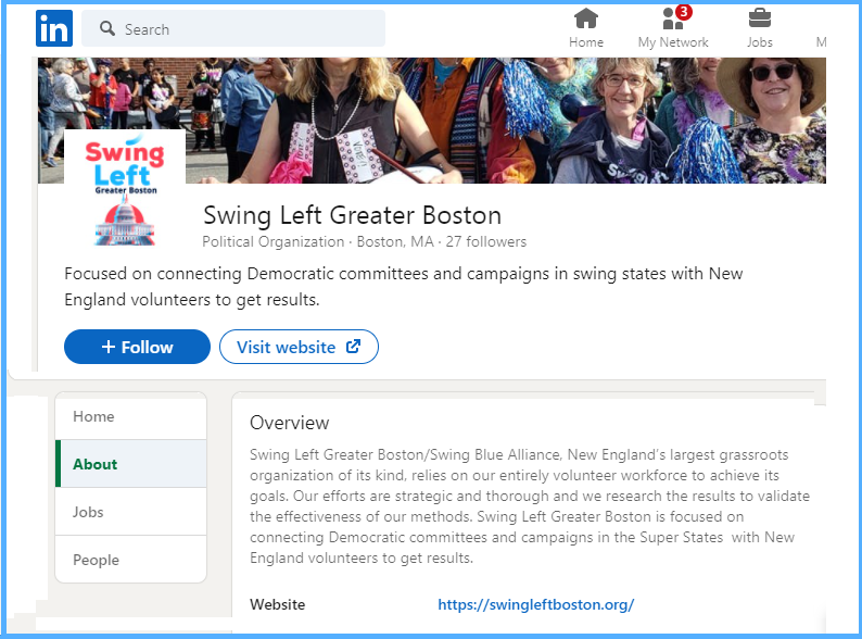 Swing Left Greater Boston on LinkedIn