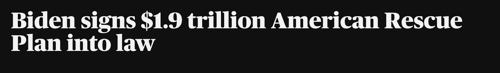 Biden signs $1.9 trillion American Rescue Plan into law