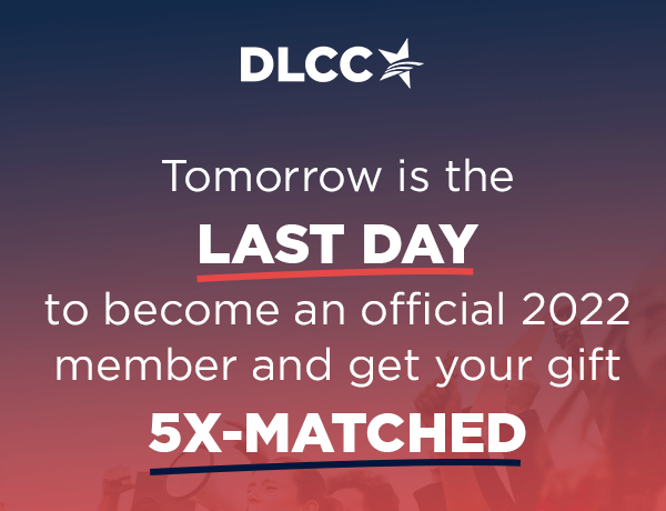 Tomorrow is the last day to become an official 2022 member and have your gift 5X-MATCHED