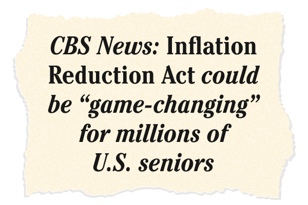 Inflation Reduction Act could be game-changing for millions of U.S. seniors