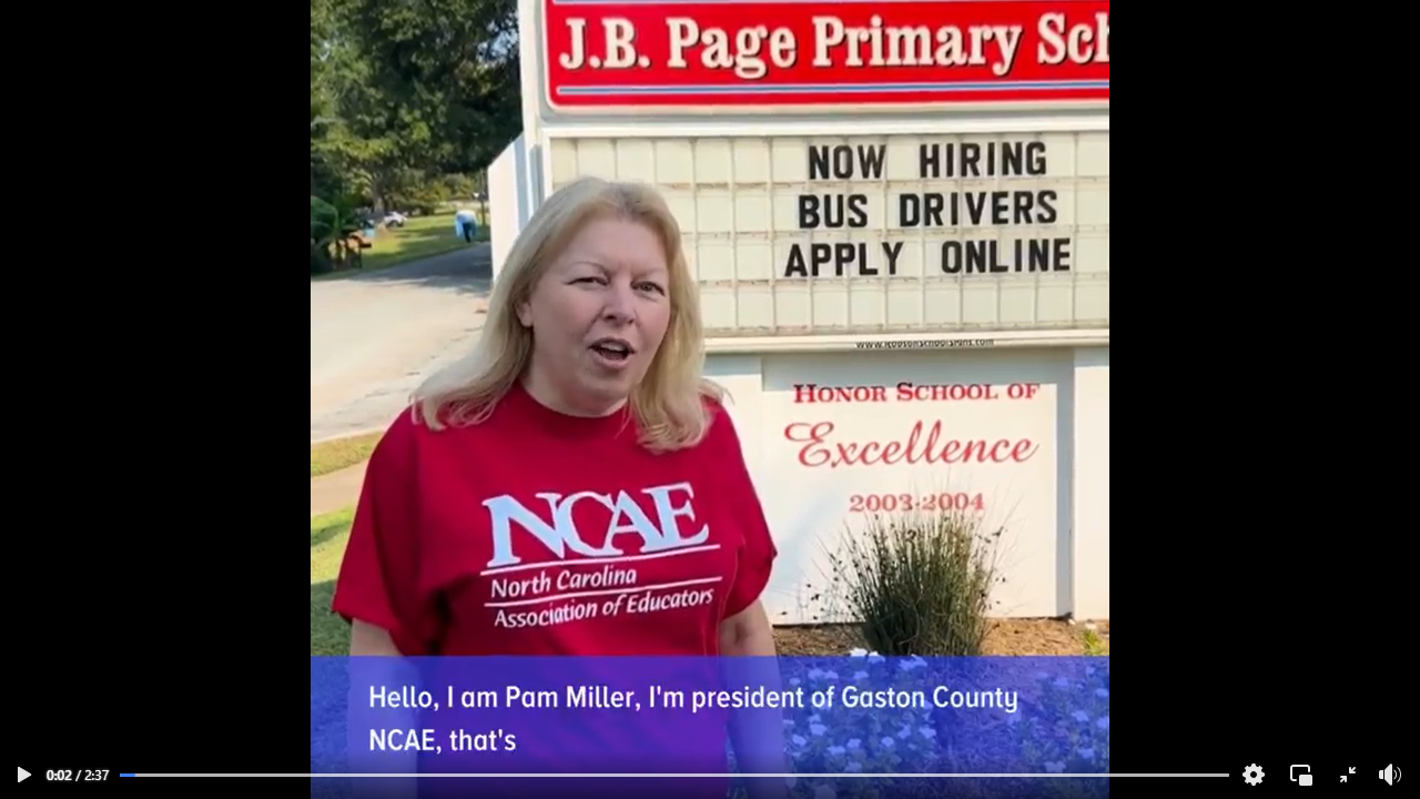 Share this video to spread the word about why it is so important to show up at the Gaston Board of Education meeting this Monday, September 19, 2022 at 5 pm.