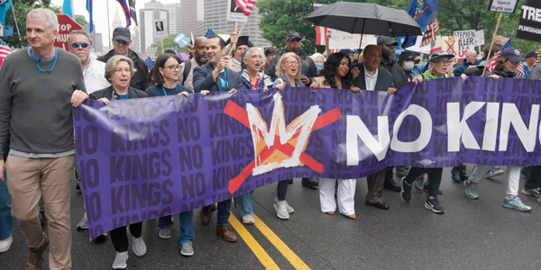 NO KINGS march and rally.