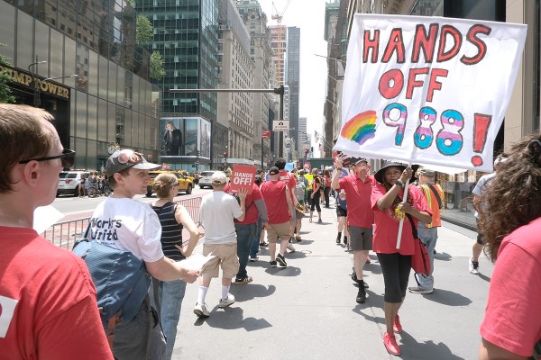 Trevor Project Picket for 988