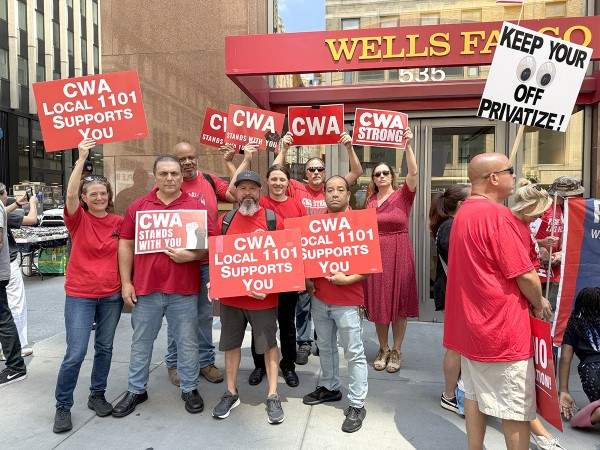 CWAers Fight Against USPS Privatization
