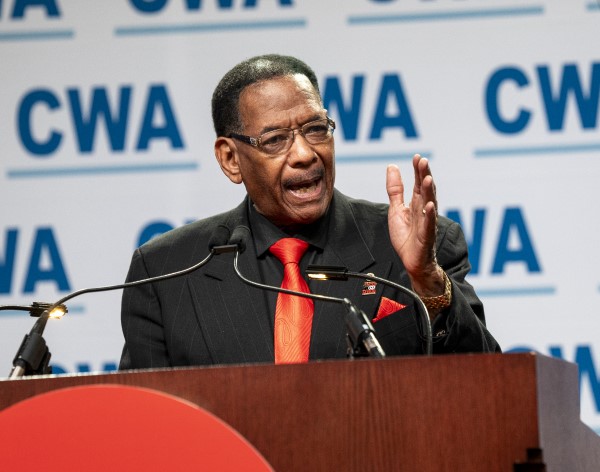 CWA President Claude Cummings Jr. at CWA 80th Convention