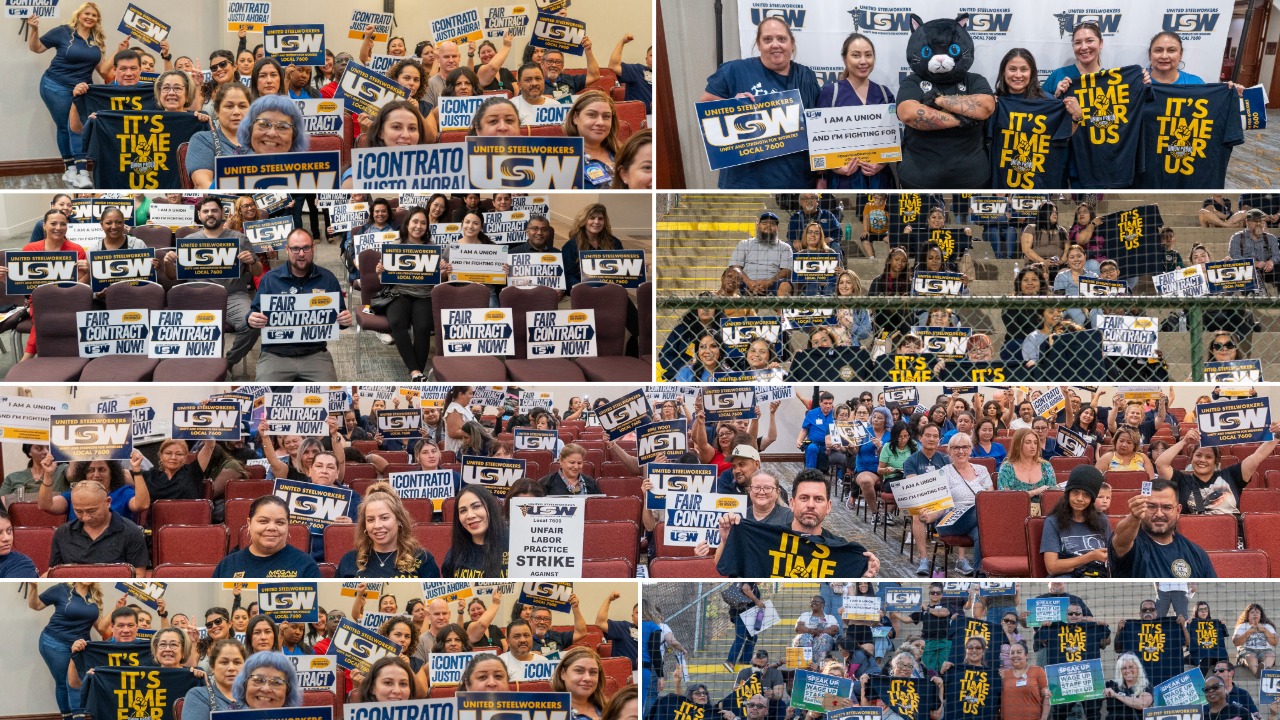 USW Local 7600 members collage