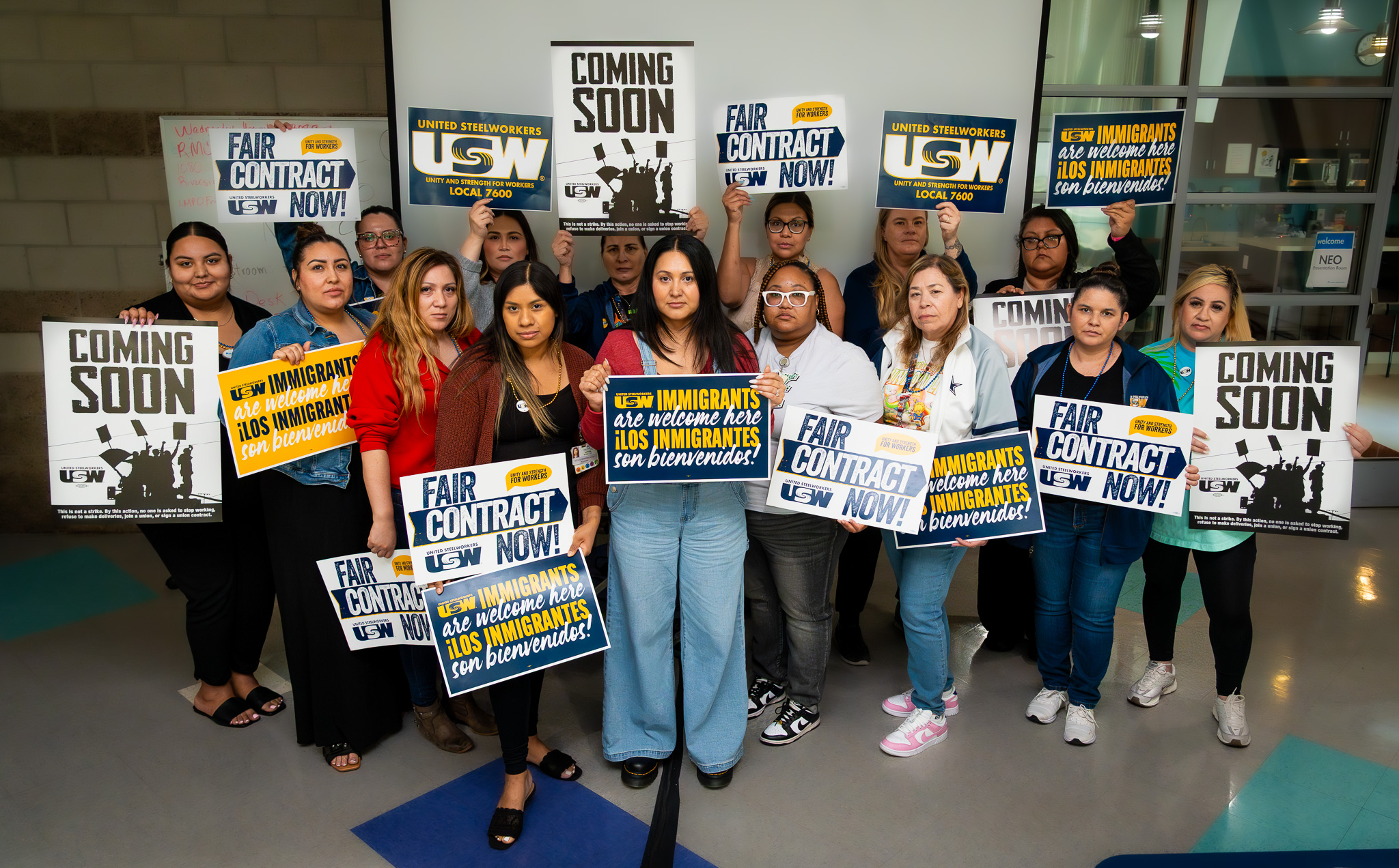 USW Local 7600 Members Taking Action