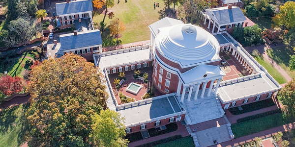 Aerial view of the University of Virginia Aerial view of the University of Virginia